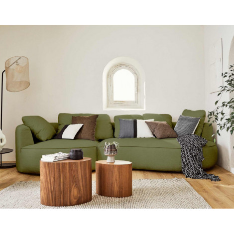 Hibiscus - canapé d'angle gauche 4 places - en tissu|Canape|BestMobilier