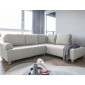 Olli - canapé d'angle droit - convertible - avec coffre - 5 places - en tissu|Canape|BestMobilier