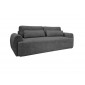 Mahina - canapé droit 3 places - convertible avec coffre - en tissu bouclette|Canape|BestMobilier