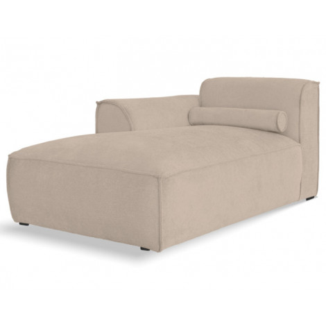 Felix - module d'assise méridienne gauche en tissu texturé|Canape|BestMobilier