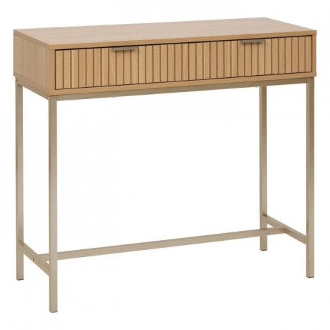 Console 2 Tiroirs "Tasso" 90cm Naturel|Console|Paris Prix