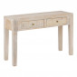 Console 2 Tiroirs "Shirel" 120cm Naturel|Console|Paris Prix