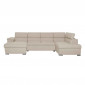 Canapé Panoramique Convertible "2 Coffres" 322cm Beige|Canape|Paris Prix