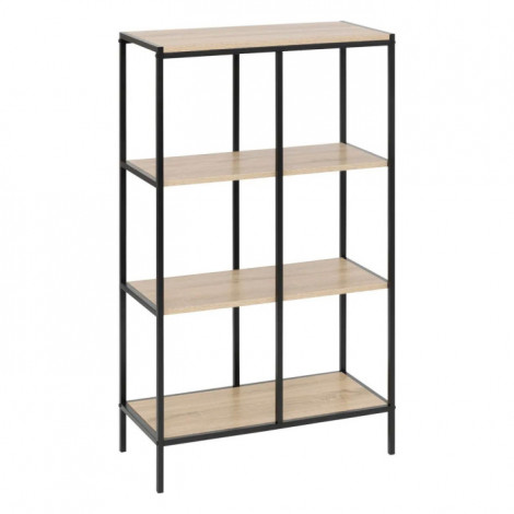 Etagère 6 Cases "Aliaj" 116cm Naturel|Bibliothèque|Paris Prix