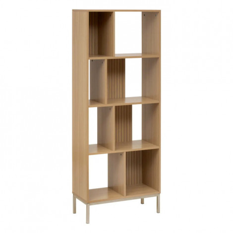 Bibliothèque 4 Niveaux "Tasso" 159cm Naturel|Bibliothèque|Paris Prix