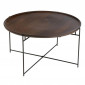 Table Basse en Bois "Randy" 80cm Marron|Table Basse|Paris Prix