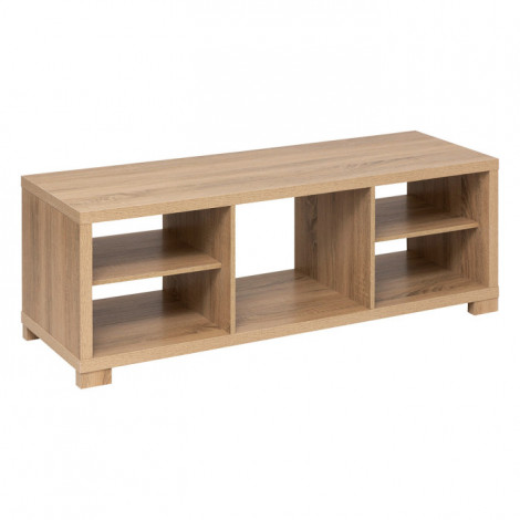 Meuble TV Avec Étagères "Bivoak" 120cm Naturel|Meuble TV|Paris Prix