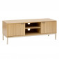 Meuble TV 2 Portes "Tasso" 120cm Naturel|Meuble TV|Paris Prix