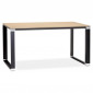 Bureau Design Bois & Métal "Lumio" 140cm Naturel|Bureau|Paris Prix