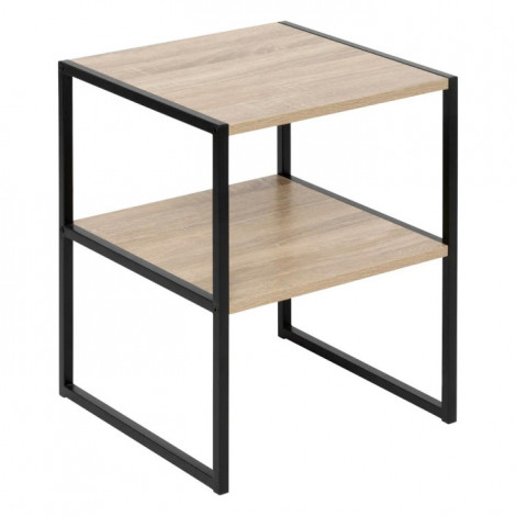 Table de Chevet Avec Étagère "Aliaj" 50cm Naturel|Chevet|Paris Prix