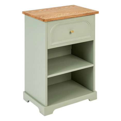 Table de Chevet Avec Tiroir "Mohéa" 67cm Vert Céladon|Chevet|Paris Prix