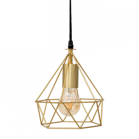 Lampe Suspension Métal "Fils" 19cm Or|Suspensions|Paris Prix