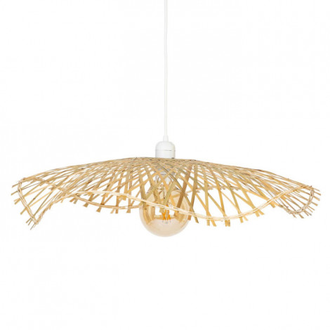 Lampe Suspension en Bambou "Tess" 58cm Naturel|Suspensions|Paris Prix