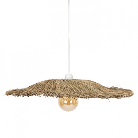 Lampe Suspension Paille "Yoni" 58cm Naturel|Suspensions|Paris Prix