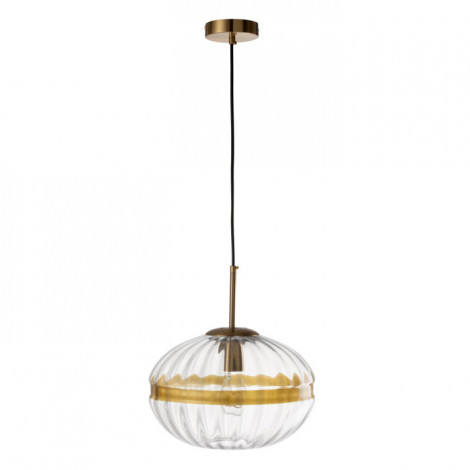 Lampe Suspension en Verre "Murray" 30cm Transparent|Suspensions|Paris Prix
