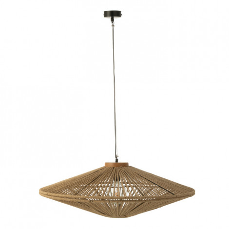 Lampe Suspension en Jute "Dollie" 93cm Naturel|Suspensions|Paris Prix