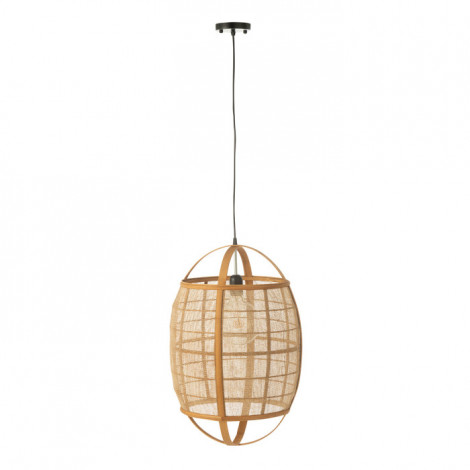 Lampe Suspension en Bambou "Ion" 37cm Naturel|Suspensions|Paris Prix