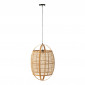 Lampe Suspension en Bambou "Ion" 37cm Naturel|Suspensions|Paris Prix