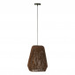 Lampe Suspension en Palmier "Trudy" 38cm Marron|Suspensions|Paris Prix