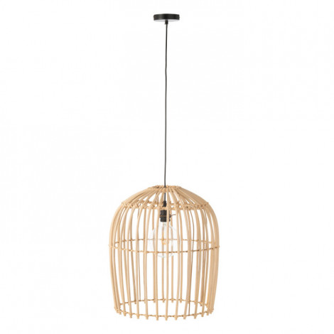 Lampe Suspension en Rotin "Wie" 48cm Naturel|Suspensions|Paris Prix