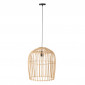 Lampe Suspension en Rotin "Wie" 48cm Naturel|Suspensions|Paris Prix