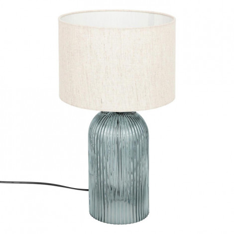 Lampe à Poser en Verre "Mati" 42cm Bleu|Lampes à poser|Paris Prix