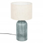 Lampe à Poser en Verre "Mati" 42cm Bleu|Lampes à poser|Paris Prix