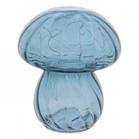 Lampe à Poser Champignon "Malu" 15cm Bleu|Lampes à poser|Paris Prix