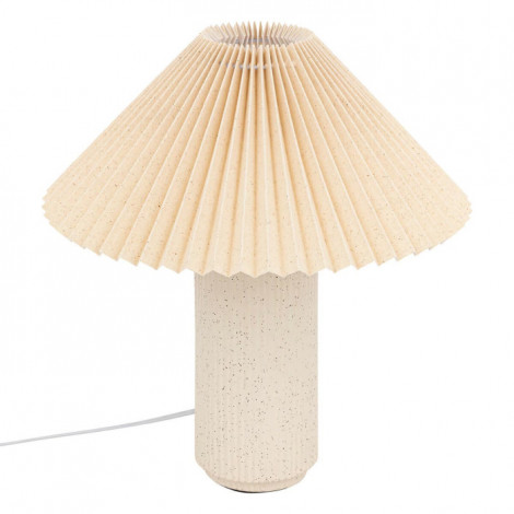 Lampe à Poser en Porcelaine "Talya" 38cm Beige|Lampes à poser|Paris Prix