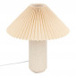Lampe à Poser en Porcelaine "Talya" 38cm Beige|Lampes à poser|Paris Prix