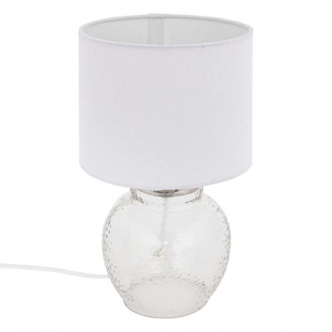 Lampe à Poser en Verre "Teva" 30cm Transparent|Lampes à poser|Paris Prix