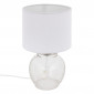 Lampe à Poser en Verre "Teva" 30cm Transparent|Lampes à poser|Paris Prix