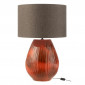 Lampe à Poser en Céramique "Akane" 85cm Rouge|Lampes à poser|Paris Prix