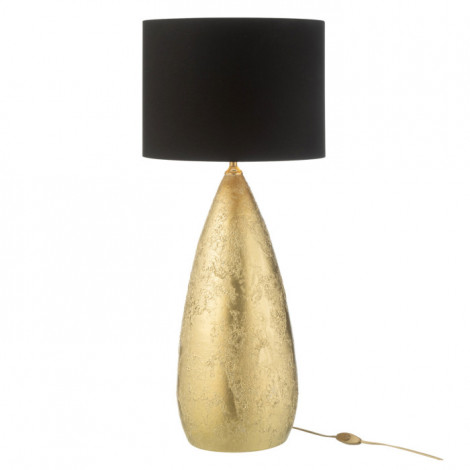 Lampe à Poser Goutte en Céramique "Plum" 79cm Or|Lampes à poser|Paris Prix
