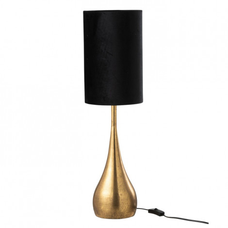 Lampe à Poser Design Goutte "Jonhie" 77cm Or & Noir|Lampes à poser|Paris Prix