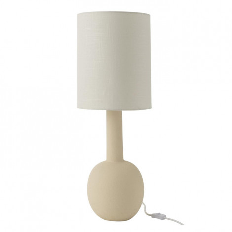 Lampe à Poser en Céramique "Pierre" 76cm Beige|Lampes à poser|Paris Prix