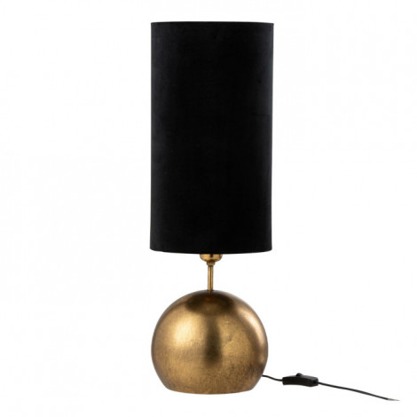 Lampe à Poser Design Boule "Jonhie" 58cm Or & Noir|Lampes à poser|Paris Prix