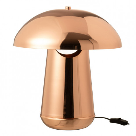 Lampe à Poser Design en Métal "Champignon" 43cm Cuivre|Lampes à poser|Paris Prix