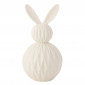 Lampe à Poser LED en Porcelaine "Lapin" 25cm Blanc|Lampes à poser|Paris Prix