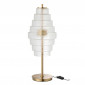 Lampe à Poser LED en Verre "Elena" 57cm Transparent|Lampes à poser|Paris Prix