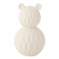 Lampe à Poser LED en Porcelaine "Ours" 22cm Blanc|Lampes à poser|Paris Prix