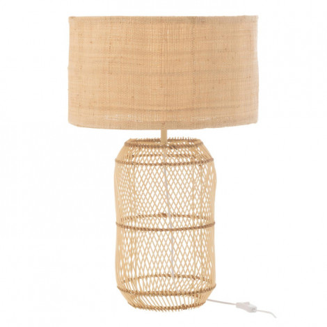 Lampe à Poser en Bambou "Mush" 69cm Naturel|Lampes à poser|Paris Prix