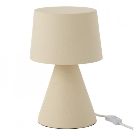 Lampe à Poser Petit Abat-Jour "Pierre" 34cm Beige|Lampes à poser|Paris Prix