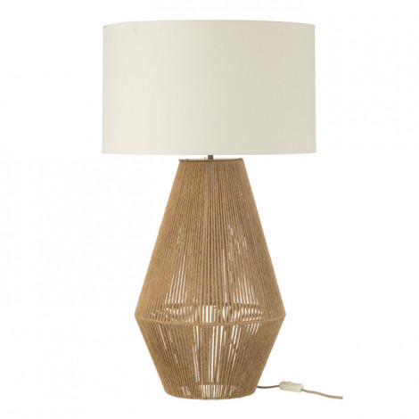 Lampe à Poser Design "Striing" 78cm Naturel|Lampes à poser|Paris Prix
