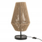 Lampe à Poser en Jute "Dollie" 51cm Naturel|Lampes à poser|Paris Prix