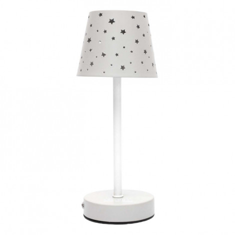 Lampe à Poser Rechargeable "Étoiles" 29cm Gris|Lampes à poser|Paris Prix