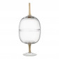 Bonbonnière sur Pied "Verre" 38cm Transparent|Boites de Rangement|Paris Prix