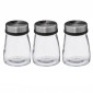 Lot de 3 Bocaux à Épices "Set" 0,16L Transparent|Boites de Rangement|Paris Prix