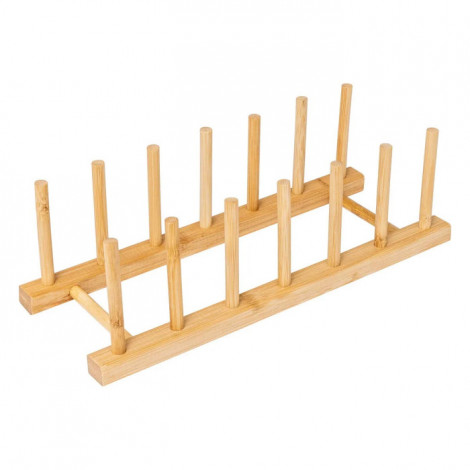 Rack de Rangement 6 Assiettes "Bambou" 30cm Naturel|Equipement de Cuisine|Paris Prix