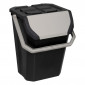 Poubelle de Tri "Empilable" 37L Noir|Equipement de Cuisine|Paris Prix